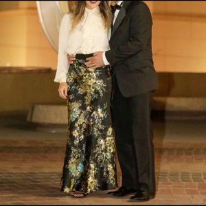 Ralph Lauren silk blouse Ruffle